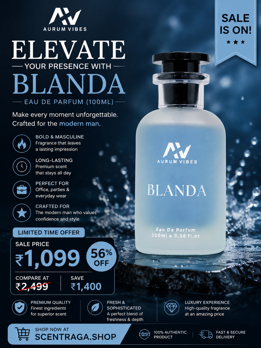 Blanda Male Perfume 100 ML