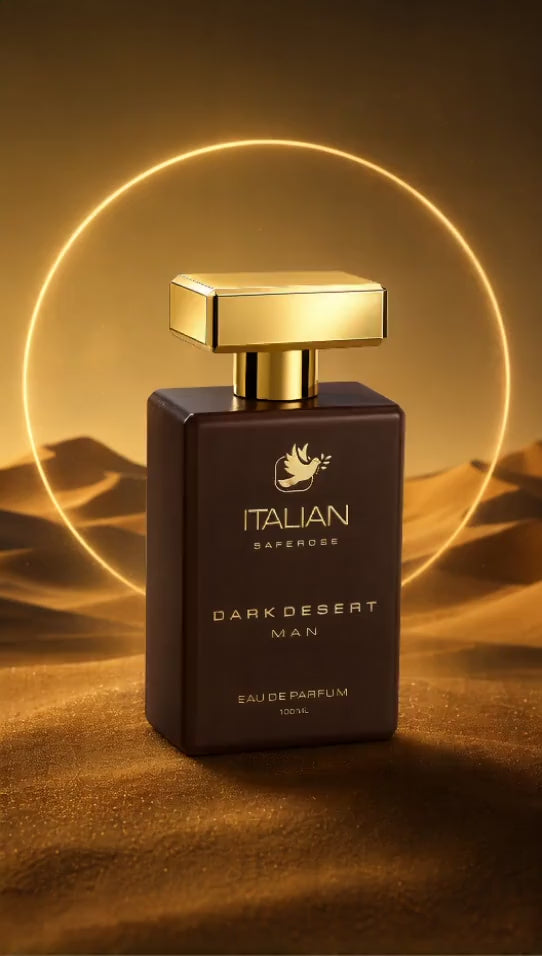 Italian Saferose Dark Desert Man Eau De Parfum 100 ML Luxury Perfume